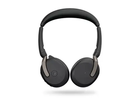 Jabra Evolve2 65 Flex MS Stereo Hodesett - on-ear - Bluetooth - tr&#229;dl&#248;s - aktiv st&#248;ydemping - USB-A - svart - Certified for Microsoft Teams