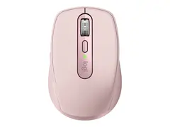 Logitech MX Anywhere 3S - Mus - optisk 6 knapper - trådløs - Bluetooth - rosa