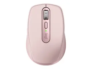 Logitech MX Anywhere 3S - Mus - optisk - 6 knapper trådløs - Bluetooth - rosa