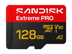 SANDISK Extreme Pro microSD UHS-I 128G MicroSD 250MB/s Read / 120MB/s Write