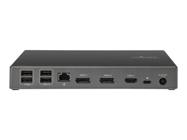StarTech.com USB C Dock - Triple 4K Monitor Type-C Docking Station...