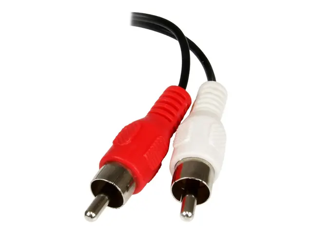 StarTech.com 6in RCA to 3.5mm Female Cable - Audio 2x Male Aux Ste...