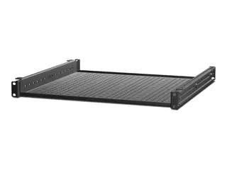 APC - Rack-hylle - svart - 1U - for P/N: NBPD0160A, NBWL0355A, NBWL0356A, SMX3000HV-BR, SMX3KR2UNCX145, SRT1000RMXLI