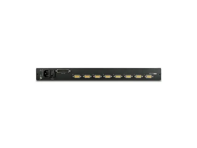 APC LCD Console - KVM-konsoll med KVM-svitsj - 8 porter - PS/2 - 1...