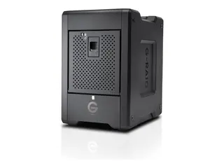 SanDisk Professional G-RAID SHUTTLE 4 Harddiskarray - 96 TB - 4 br&#248;nner - HDD 96 TB x 4 - Thunderbolt 3, USB 3.2 Gen 1 (ekstern)