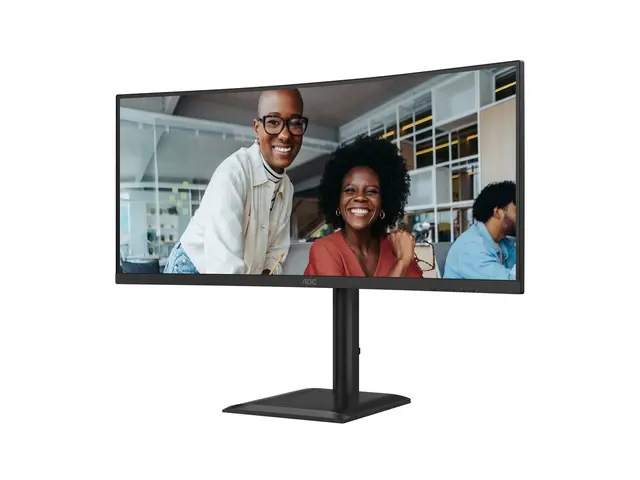 AOC CU34E4CV - LED-skjerm kurvet USB 34" 3440 x 1440 UWQHD @ 120 H...