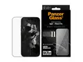PanzerGlass Ceramic Protection II - Skjermbeskyttelse for mobiltelefon ultravid passform m. EasyAligner - glass - rammefarge svart - for Apple iPhone 17 Pro