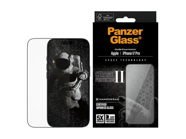 PanzerGlass Ceramic Protection II - Skjermbeskyttelse for mobiltel...