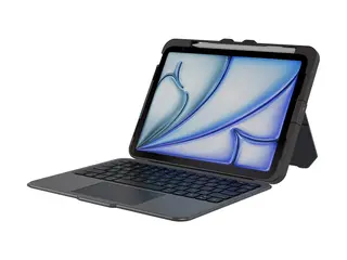 Targus SnapSmart - Tastatur og folioveske (tastaturetui) med styrepute - bakbelysning - magnetisk dokkingstasjon - QWERTY - USA - svart - for Apple 10.9-inch iPad (10. generasjon); iPad (A16)