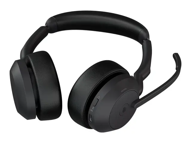 Jabra Evolve2 55 MS Stereo - Hodesett on-ear Bluetooth trådløs akt...