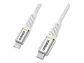 OtterBox Premium - Lightning-kabel - Lightning hann til 24 pin USB-C hann 2 m - skyhvit