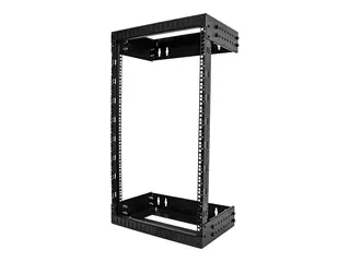 Startech 18U 19" Wall Mount Network Rack, Adjustable Depth 12-20" 2 Post Open Frame Server Room Rack for AV/Data/ IT Communication/Computer Equipment/Switch with Cage Nuts &amp; Screws 18U Adjustable Rack - rack - 18U