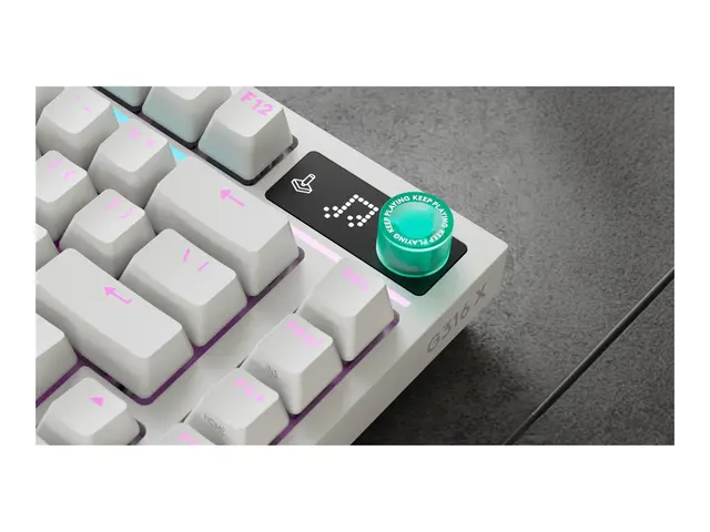 Logitech G G316 X 75 - Tastatur - gaming - 75% - compact - bakgrun...