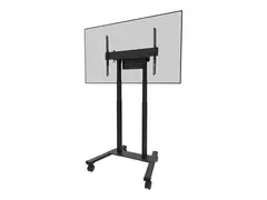Neomounts FL55-875BL1 - Vogn - motorisert for LCD-skjerm - l&#229;sbar - st&#229;l - svart - skjermst&#248;rrelse: 55&quot;-100&quot;