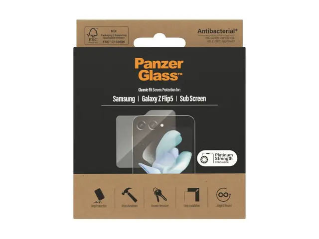 PanzerGlass - Skjermbeskyttelse for mobiltelefon glass Samsung Gal...