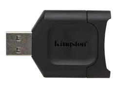 Kingston MobileLite Plus - Kortleser (SD, SDHC, SDHC UHS-I, SDHC UHS-II, SDXC, SDXC UHS-I, SDHC UHS-II) USB 3.2 Gen 1