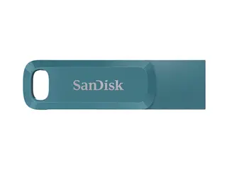 SanDisk Ultra Dual Drive Go - USB-flashstasjon 256 GB - USB 3.2 Gen 1 / USB-C - navagio-brønn