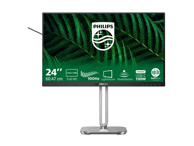 Philips 24B2G5301 - 5000 Series LED-skjerm USB 24" (23.8" synlig) ...