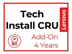 Lenovo Tech Install CRU Add On - Installering (for notebook'er) 4 år - på stedet - for ThinkPad P14s Gen 3; P14s Gen 7; P15v Gen 3; P16s Gen 4; P16s Gen 5; T15p Gen 3