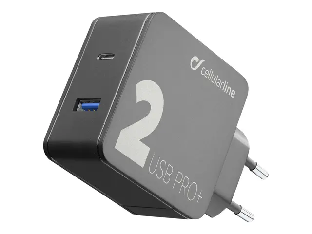 Cellular Line Multipower 2 PRO+ - Strømadapter 36 watt Huawei Fast...