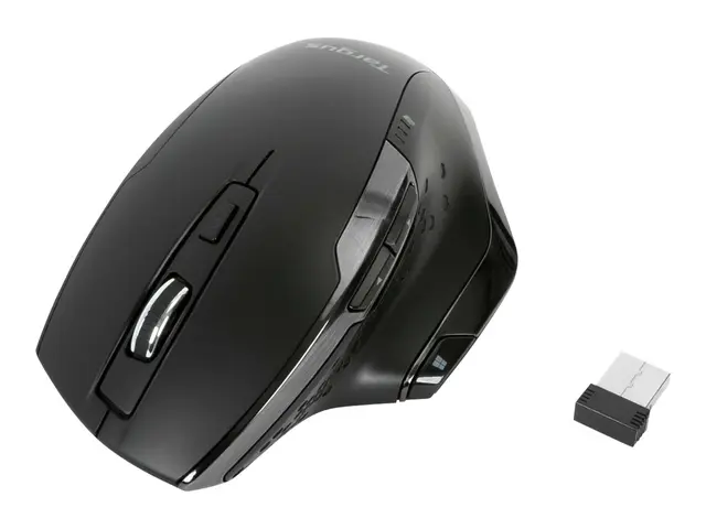 Targus - Mus ergonomisk antimikrobielt middel høyrehendt 7 knapper...