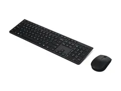 Lenovo Professional - Tastatur- og mussett full size - trådløs - Bluetooth, 2.4 GHz - QWERTY - Norsk - grå - brun boks