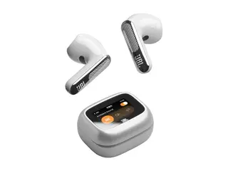 JBL LIVE Flex 4 - True wireless-hodetelefoner med mikrofon i øret - Bluetooth - aktiv støydemping - sølv