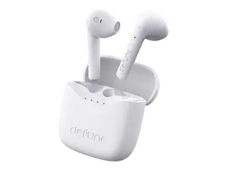 DeFunc True Lite - True wireless-hodetelefoner i &#248;ret - hvit