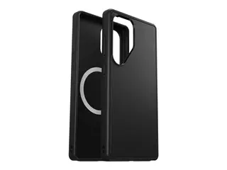 OtterBox Symmetry Series - Baksidedeksel for mobiltelefon med magneter - polykarbonat, termoplastisk elastomer (TPE) - svart - for Samsung Galaxy S25 Ultra