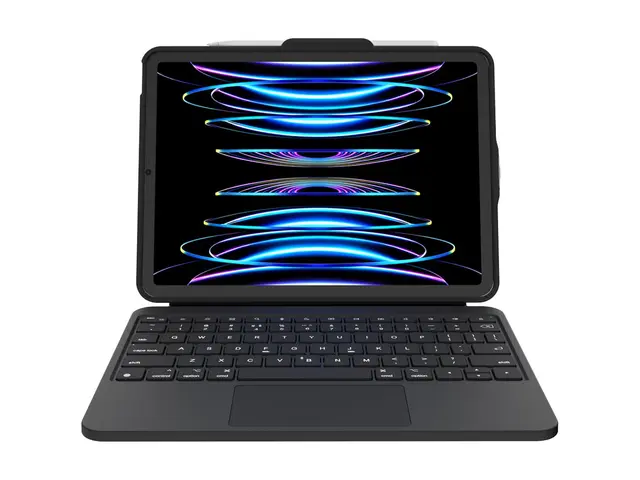 Deqster Prime - Tastatur og folioveske (keyboard) - med styrepute ...