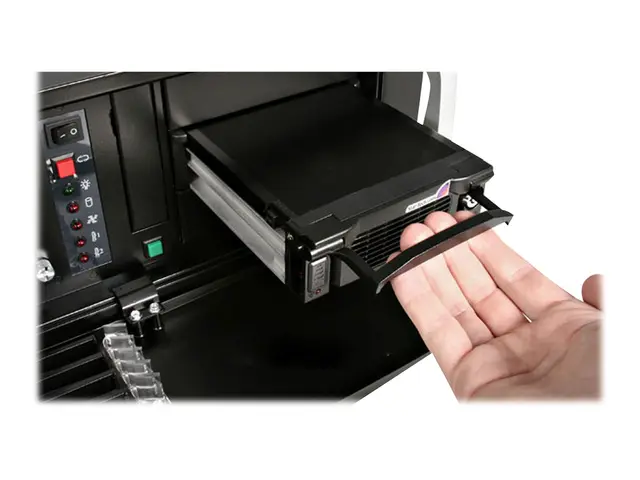 Startech 5.25 in Rugged SATA Hard Drive Mobile Rack Drawer - Alumi...