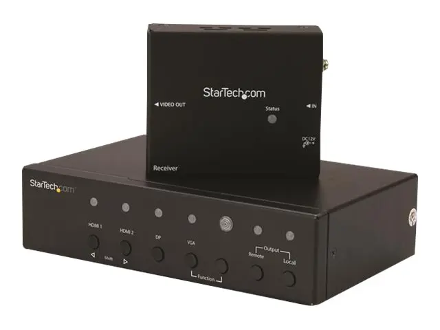 Startech Multi-Input HDBaseT Extender with Built-in Switch - Displ...
