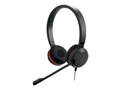 Jabra Evolve 20SE MS stereo - Hodesett on-ear - kablet - USB-C, USB-A - lydisolerende - Certified for Microsoft Teams