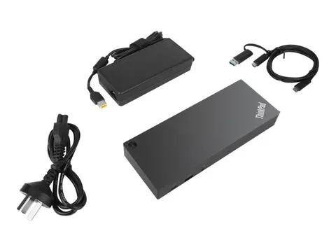 Lenovo ThinkPad Hybrid USB-C with USB-A Dock dokkingstasjon - USB-C - 2 x HDMI, 2 x DP - 1GbE