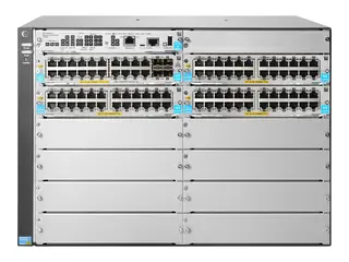 HPE Aruba 5412R 92GT PoE+ / 4SFP+ (No PSU) v3 zl2 Switch - Styrt - 92 x 10/100/1000 (PoE+) + 4 x Gigabit SFP / 10 Gigabit SFP+ - rackmonterbar - PoE+