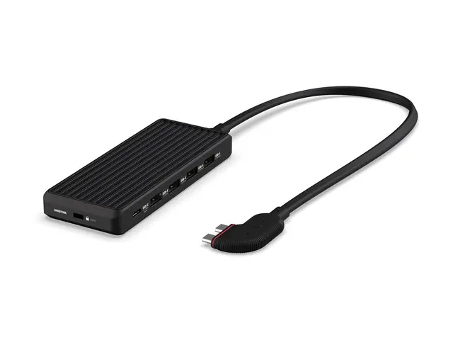 Unisynk - dokkingstasjon USB-C 3.1 x 2 HDMI 1GbE