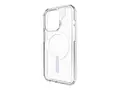 Zagg Crystal Palace - Baksidedeksel for mobiltelefon MagSafe-samsvar - klart (snap) - for Apple iPhone 15 Pro