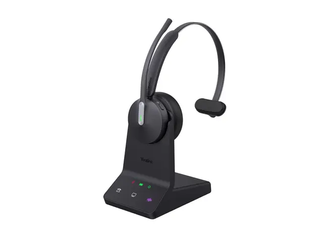 Yealink WH64 Mono - Hodesett on-ear DECT / Bluetooth trådløs Optim...