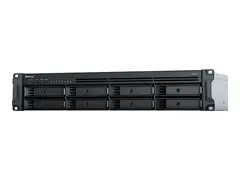 Synology RackStation RS1221+ - NAS-server 8 brønner - 128 TB - kan monteres i rack - SATA 6Gb/s - HDD 16 TB x 8 - RAID 0, 1, 5, 6, 10, JBOD - RAM 4 GB - Gigabit Ethernet - iSCSI støtte - 2U