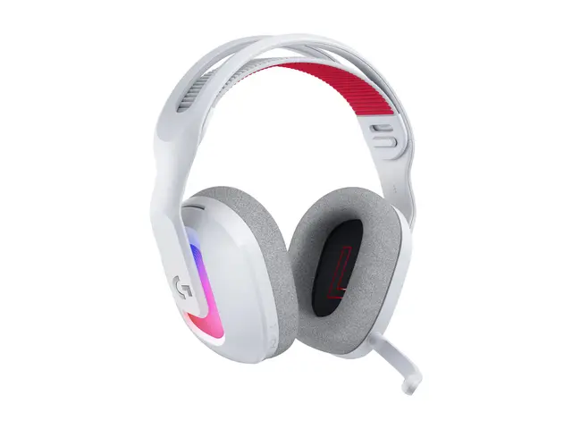 Logitech G Astro A20 X - Hodesett - full størrelse Bluetooth / LIGHTSPEED - trådløs, kablet - USB-A, USB-C - hvit 