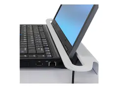 Ergotron - Monteringskomponent (brakett) for notebook - hvit - vognmonterbar