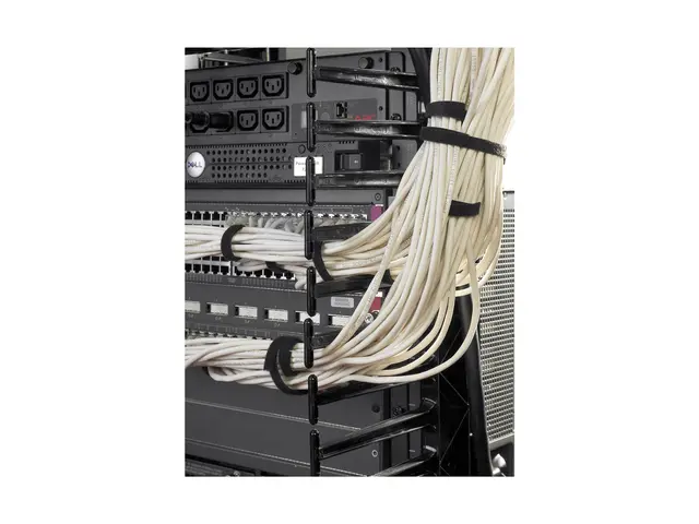 APC Cable Management - Rack-kabelføringssett - svart - for P/N: NB...