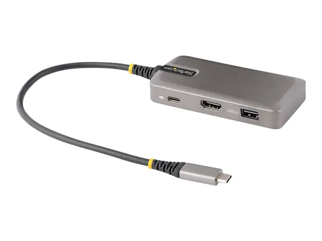 StarTech.com USB-C Multiport Adapter, 4K 60Hz HDMI, HDR, 3-Port US...