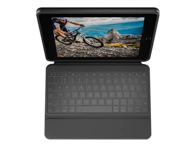 Logitech Rugged Folio - Tastatur og folioveske - Apple Smart conne...