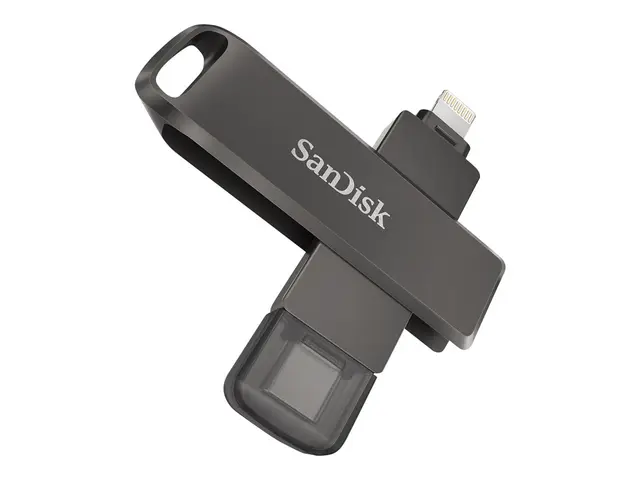SanDisk iXpand Luxe - USB-flashstasjon - 128 GB - USB-C / Lightning