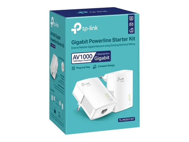 TP-Link TL-PA7017 KIT - V4 - Starter Kit - strømlinjeadaptersett 1...
