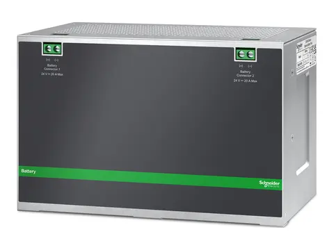 Schneider Electric - UPS-batteri (DIN-skinnemonterbar) 4.5 Ah - metallgrå