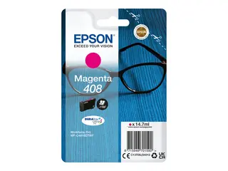 Epson 408 - 14.7 ml - høykapasitets - magenta original - blister - blekkpatron - for WorkForce Pro WF-C4810DTWF