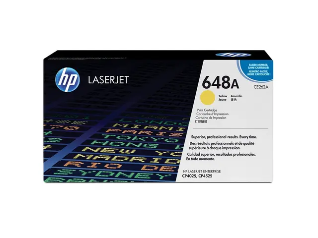 HP 648A - Gul - original - LaserJet - tonerpatron (CE262A) - for C...