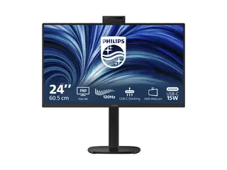 Philips 24B2U3301H - LED-skjerm - 1920 x 1080 Full HD (1080p) @ 120 Hz IPS - 1500:1 - HDMI, DisplayPort, USB-C - høyttalere - svart